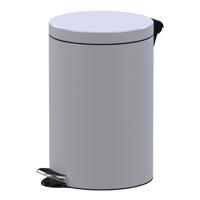 Alda Pedálový odpadkový kôš Freedom Fresh 12 l, biela, 12 l