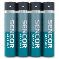 Alkalická batéria Sencor SBA LR03 AAA, 4 ks