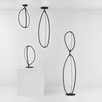 Artemide Arrival stolová LED lampa, čierna