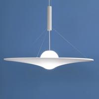 Axolight Manto dizajnérske závesné LED, Ø 70 cm
