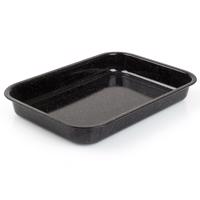 Banquet Smaltovaný pekáč CULINARIA Black 42 x 29 x6 cm, L