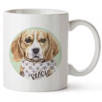 Bohemia Gifts Keramický hrnček - Beagle, 350 ml