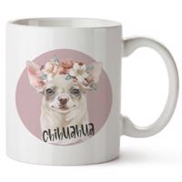 Bohemia Gifts Keramický hrnček - Chihuahua, 350 ml