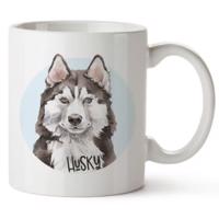 Bohemia Gifts Keramický hrnček - Husky, 350 ml