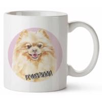Bohemia Gifts Keramický hrnček - Pomeranian, 350ml