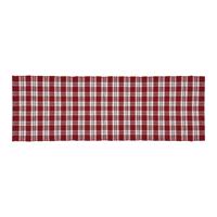 Boma Trading Behúň Happy check vínová/čierna, 30 х 90 cm