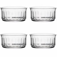 Bormioli Rocco 4-dielna sada misiek na Creme Brulee Fido