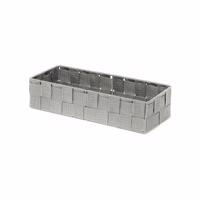 Compactor Úložný organizér do zásuvky Compactor TEX - košík L, 30 x 12 x 7 cm, sivý, L