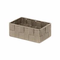 Compactor Úložný organizér do zásuvky Compactor TEX - košík M, 18 x 12 x 7 cm, Taupe (sivo-béžový), M