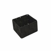 Compactor Úložný organizér do zásuvky Compactor TEX - košík S, 12 x 12 x 7 cm, čokololádový, S