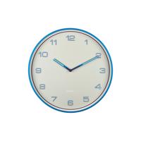 Dizajnové nástenné hodiny Karlsson 6013BB modré,priemer 40 cm
