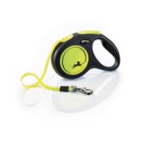 Flexi Samonavíjacie vodítko New Neon M, 5 m, 25 kg, žltá