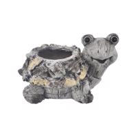 InDecor Keramický obal na kvetináč korytnačka Ebi, 32 x 25 x 21 cm