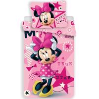 Jerry Fabrics Detské bavlnené obliečky Minnie true star, 140 x 200 cm, 70 x 90 cm