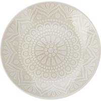 Kameninový dezertný tanier Ethnic, pr. 20 cm, béžová