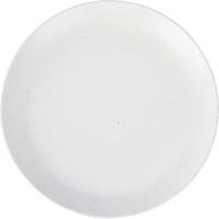 Kameninový dezertný tanier Stone, 21,5 cm, biela