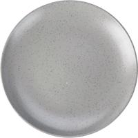 Kameninový plytký tanier Stone, pr. 27 cm, sivá