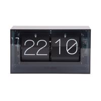 Karlsson 5976BK Dizajnové nástenné/pracovné hodinyčierne, 21 cm
