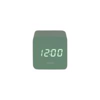 Karlsson 5982GR dizajnové LED hodiny s budíkomzelené, 7 cm
