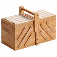 Kesper 58710 Organizér na šijacie potreby bambus, 29 x 19 x 16,5 cm