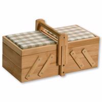 Kesper 58711 Organizér na šijacie potreby bambus, 29 x 17 x 16,5 cm