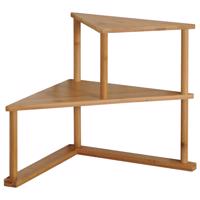 Kesper 58802 Kuchynská rohová polica bambus, 52 x 39 x 29,5 cm