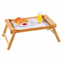 Kesper 77605 Servírovací podnos so sklopnýminožičkami bambus, 54,5 x 33 cm