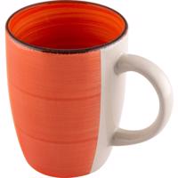 Lamart LT9105 keramický hrnček Happy, 260 ml,oranžový