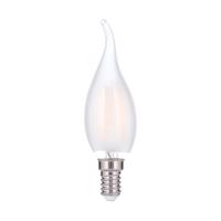 LED sviečka E14 4,5W náraz vetra matná stmieva