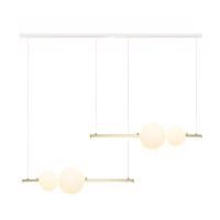 LED svietidlo 22235 105 cm zlatá/biela/opálová