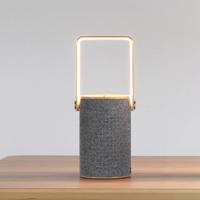 LOOM DESIGN Dekoratívne svetlo Silo 1, BT reproduktor, sivé