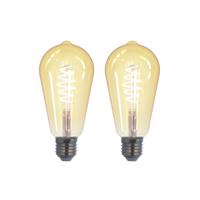LUUMR Smart E27 ST64 4,9W ZigBee Tuya Hue sada 2 ks