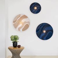 MARKET SET Sonia Laudet nástenný Ø60cm malachitový piesok