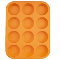 Orion Forma silikón MUFFINY 12 ORANŽOVÁ