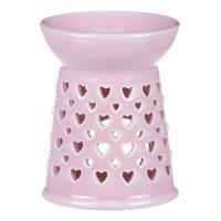 Porcelánová arómalampa Pink, 11 x 11 x 14 cm