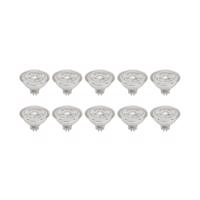 Prios LED reflektor GU5.3 4,9W 500lm 36° číry 827 sada 10 ks
