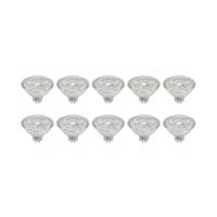 Prios LED reflektor GU5.3 4,9W 500lm 36° číry 840 sada 10 ks