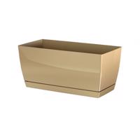 Prosperplast Plastový truhlík Coubi Case s miskou kávová, 39 cm, 39 cm