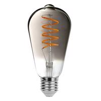 Rabalux Dekoratívna LED filament žiarovka s točeným vl., dymové s., E27, ST64, 5 W, 200lm