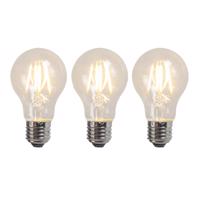 Sada 3 vlákien A60 LED žiarovky 4W 2700K 320lm