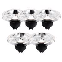 Sada 5 GU10 3-stupňových stmievateľných LED žiaroviek AR111 10W 700lm 2200-6500K