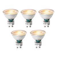Sada 5 ks GU10 3-staps dimbaar LED lamp 7W 700 lm 2200 - 6500K
