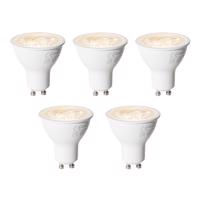 Sada 5 ks GU10 dimbare LED lamp 7W 500 lm 2700K
