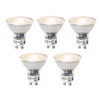 Sada 5 ks GU10 dimbare LED lamp 7W 700 lm 3000K