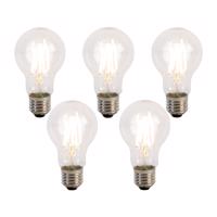 Sada 5 stmievateľných LED žiaroviek E27 s 3-stupňovým stmievaním A60 5W 700lm 2700K