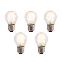Sada 5 stmievateľných LED žiaroviek E27 s 3-stupňovým stmievaním P45 5W 700 lm 2700K