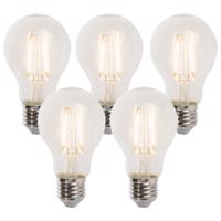 Sada 5 stmievateľných žiaroviek LED E27 A60 5W 470lm 2700K
