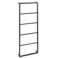 SAPHO Ska501 Ska nástenný sušiak uterákov 45 x 115 x 10 cm, čierna mat