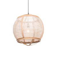 Smart hanglamp bruin 50 cm incl. Wifi G95 - Pascal