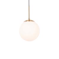 Smart hanglamp goud met opaal glas incl. Wifi P45 - Flore